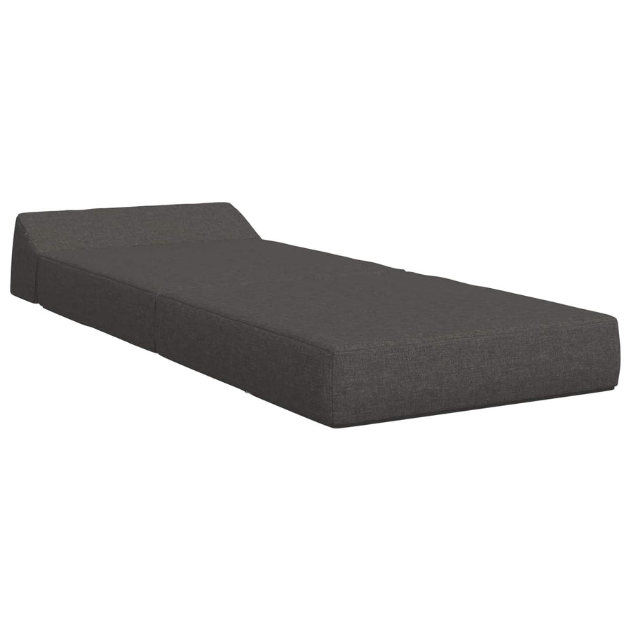 Vouwbare Bankbed Donkergrijs 60 x 70 x 41 cm Stof