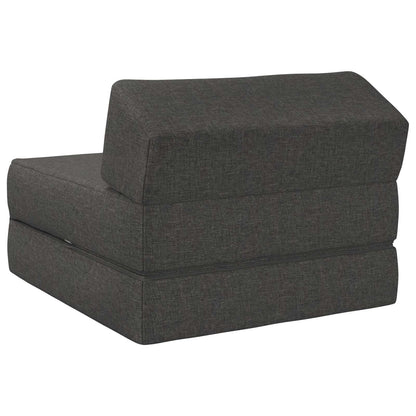 Vouwbare Bankbed Donkergrijs 60 x 70 x 41 cm Stof