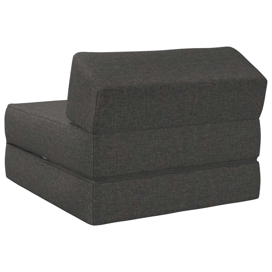 Vouwbare Bankbed Donkergrijs 60 x 70 x 41 cm Stof