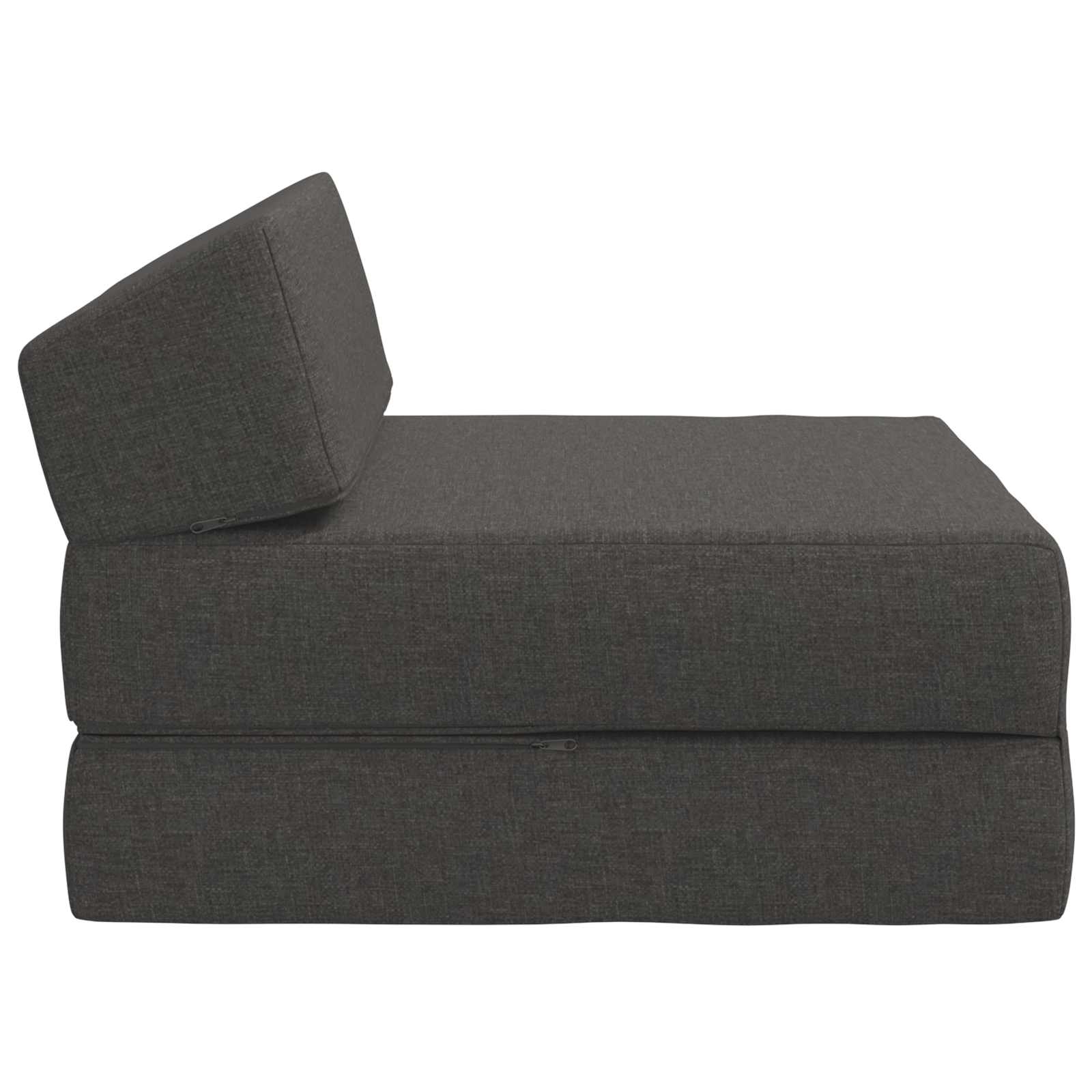Vouwbare Bankbed Donkergrijs 60 x 70 x 41 cm Stof