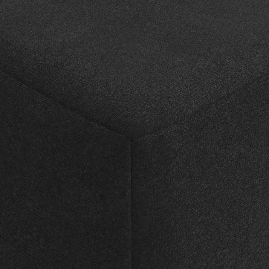 Vouwbare Bankbed Zwart 60 x 70 x 41 cm Stof