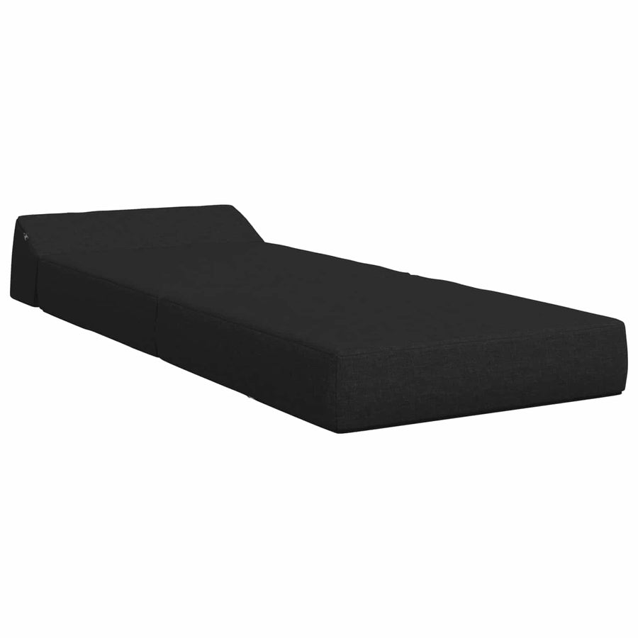 Vouwbare Bankbed Zwart 60 x 70 x 41 cm Stof