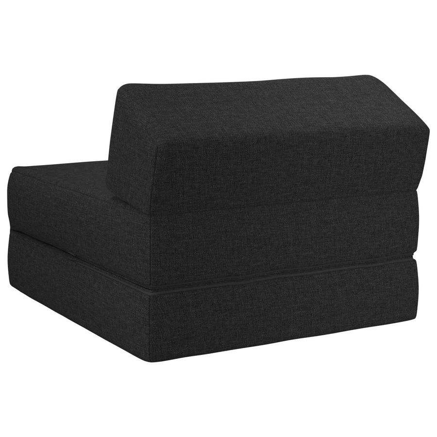Vouwbare Bankbed Zwart 60 x 70 x 41 cm Stof