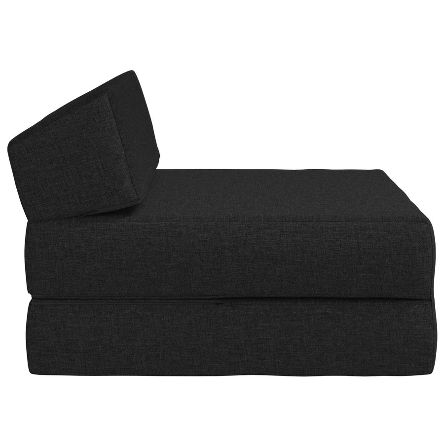 Vouwbare Bankbed Zwart 60 x 70 x 41 cm Stof