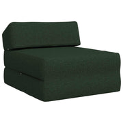 Bankbed donkergroen 60x70x41 cm stof