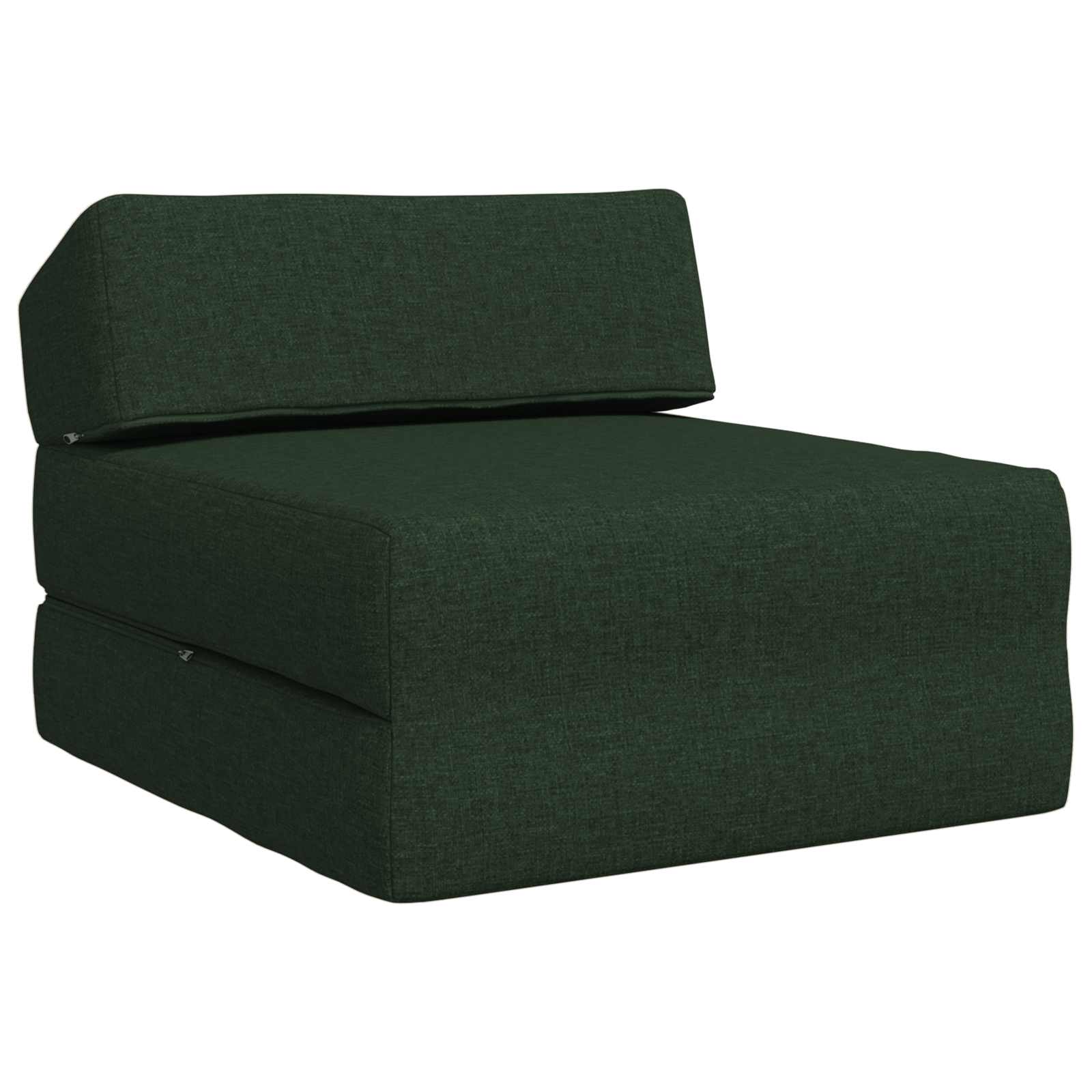 Vouwbare Bankbed Donkergroen 60 x 70 x 41 cm Stof