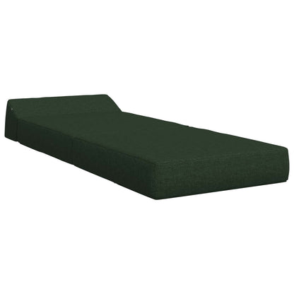 Vouwbare Bankbed Donkergroen 60 x 70 x 41 cm Stof