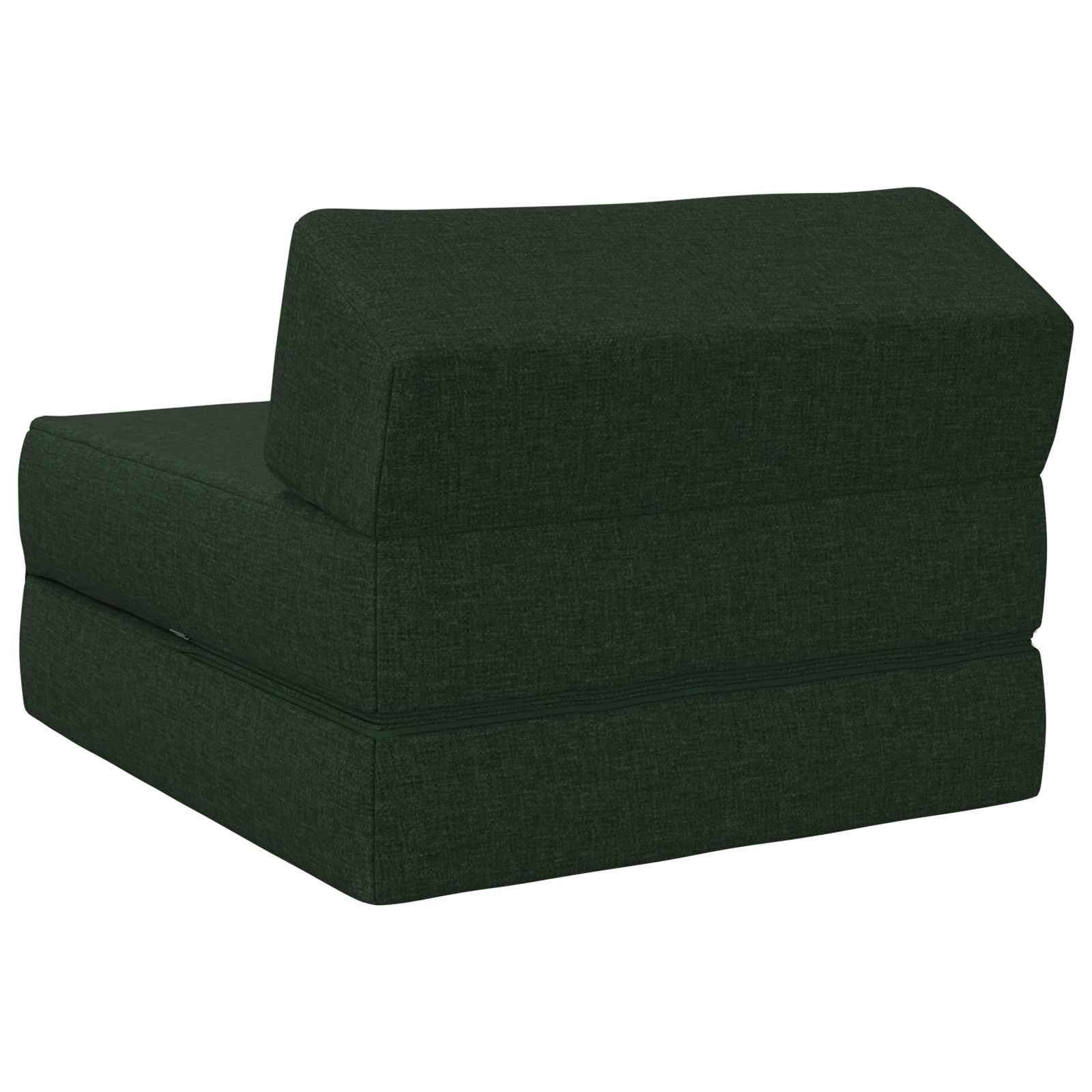 Vouwbare Bankbed Donkergroen 60 x 70 x 41 cm Stof