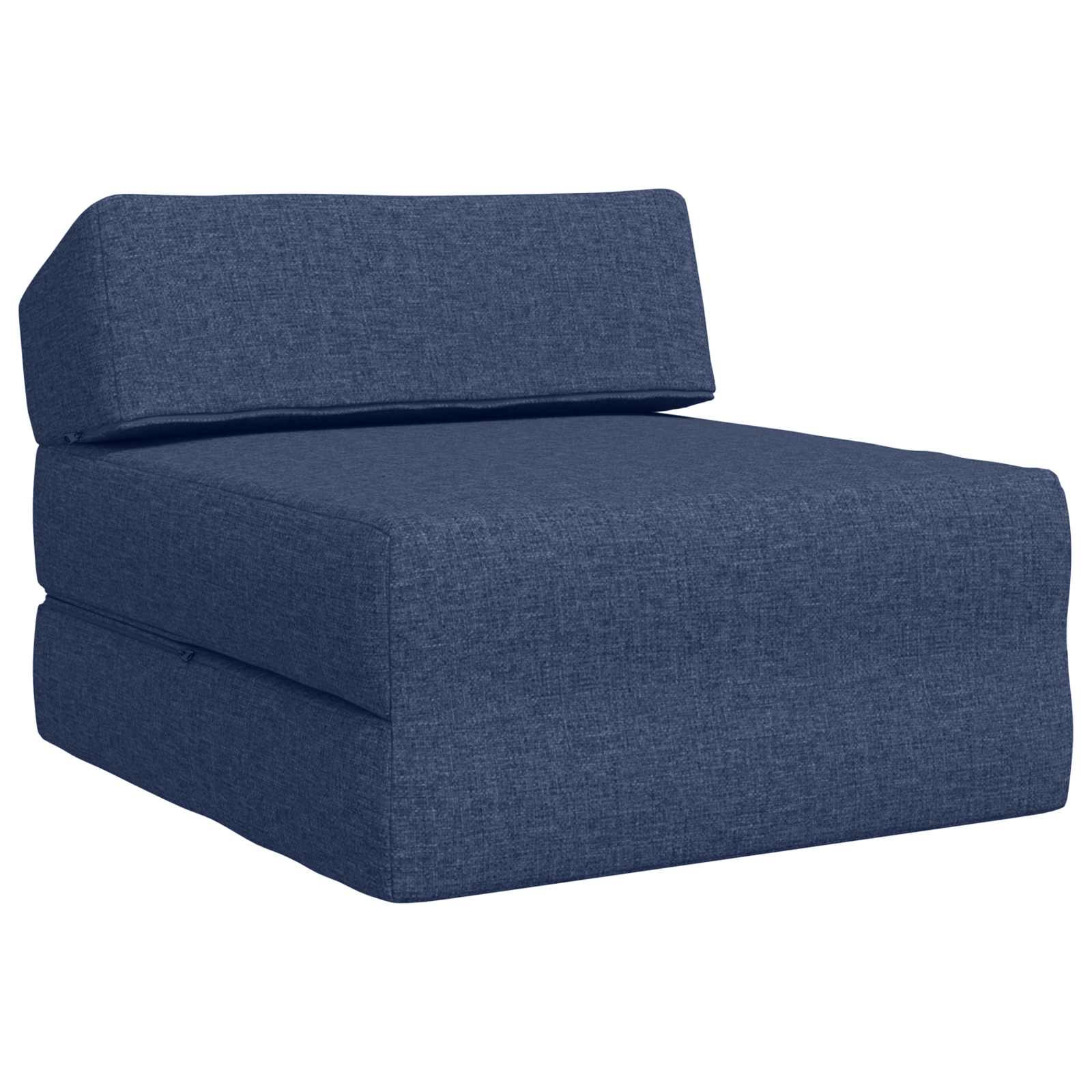 Vouwbare Bankbed Blauw 60 x 70 x 41 cm Stof