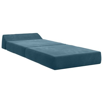 Vouwbare Bankbed Blauw 60 x 70 x 41 cm Stof