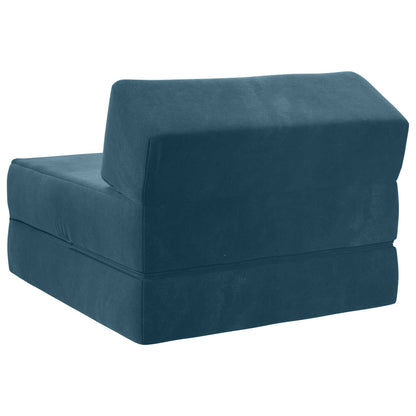 Vouwbare Bankbed Blauw 60 x 70 x 41 cm Stof