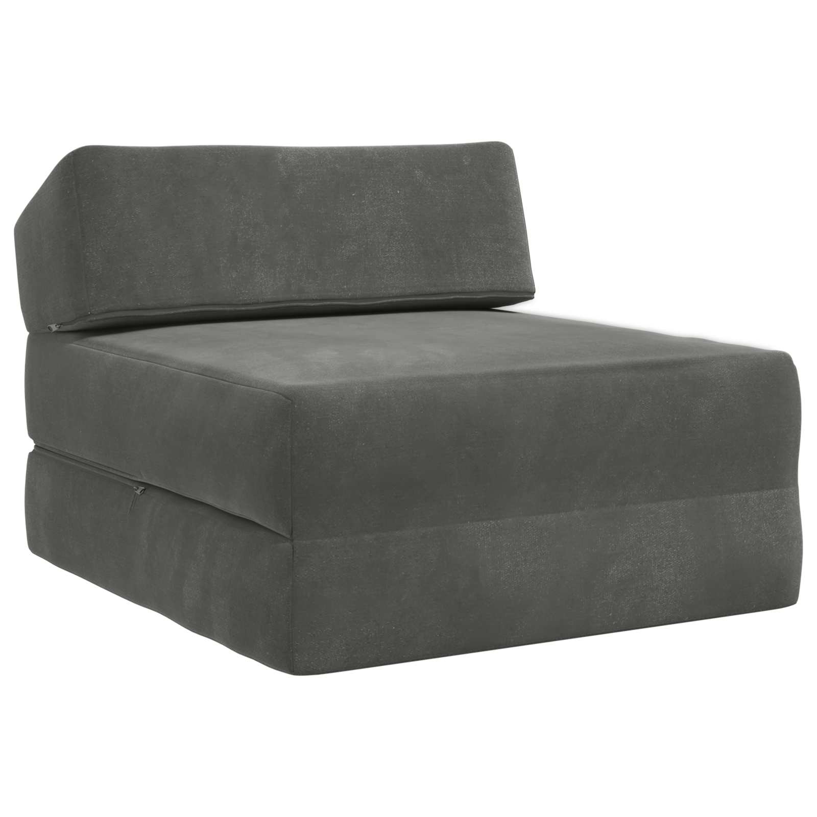 Vouwbare Bankbed Donkergrijs 60 x 70 x 41 cm Stof