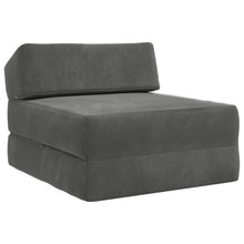 Vouwbare Bankbed Donkergrijs 60 x 70 x 41 cm Stof