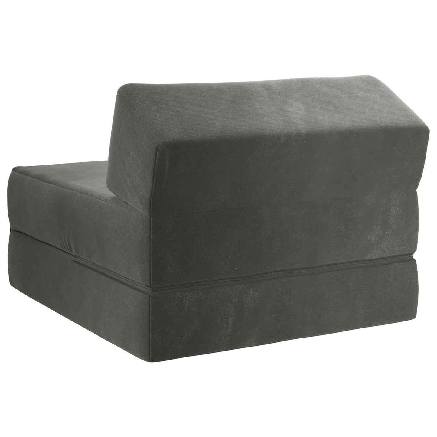 Vouwbare Bankbed Donkergrijs 60 x 70 x 41 cm Stof