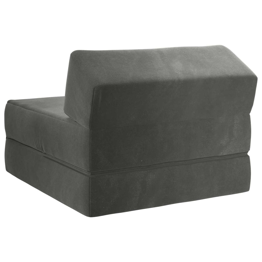 Vouwbare Bankbed Donkergrijs 60 x 70 x 41 cm Stof