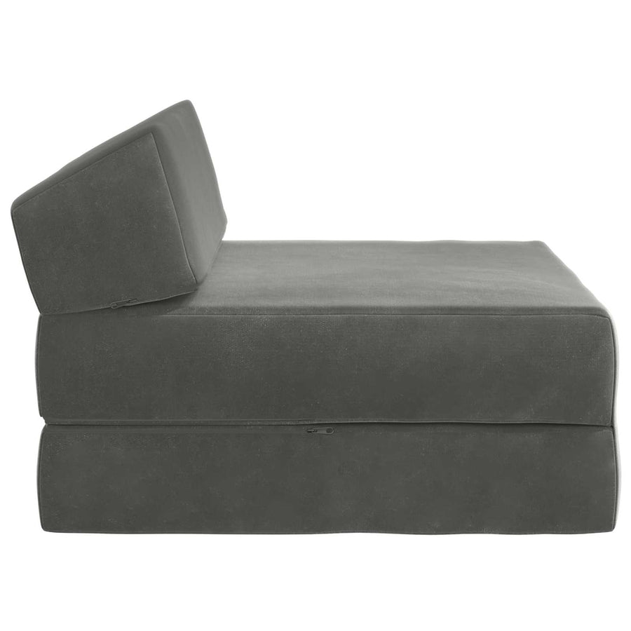 Vouwbare Bankbed Donkergrijs 60 x 70 x 41 cm Stof