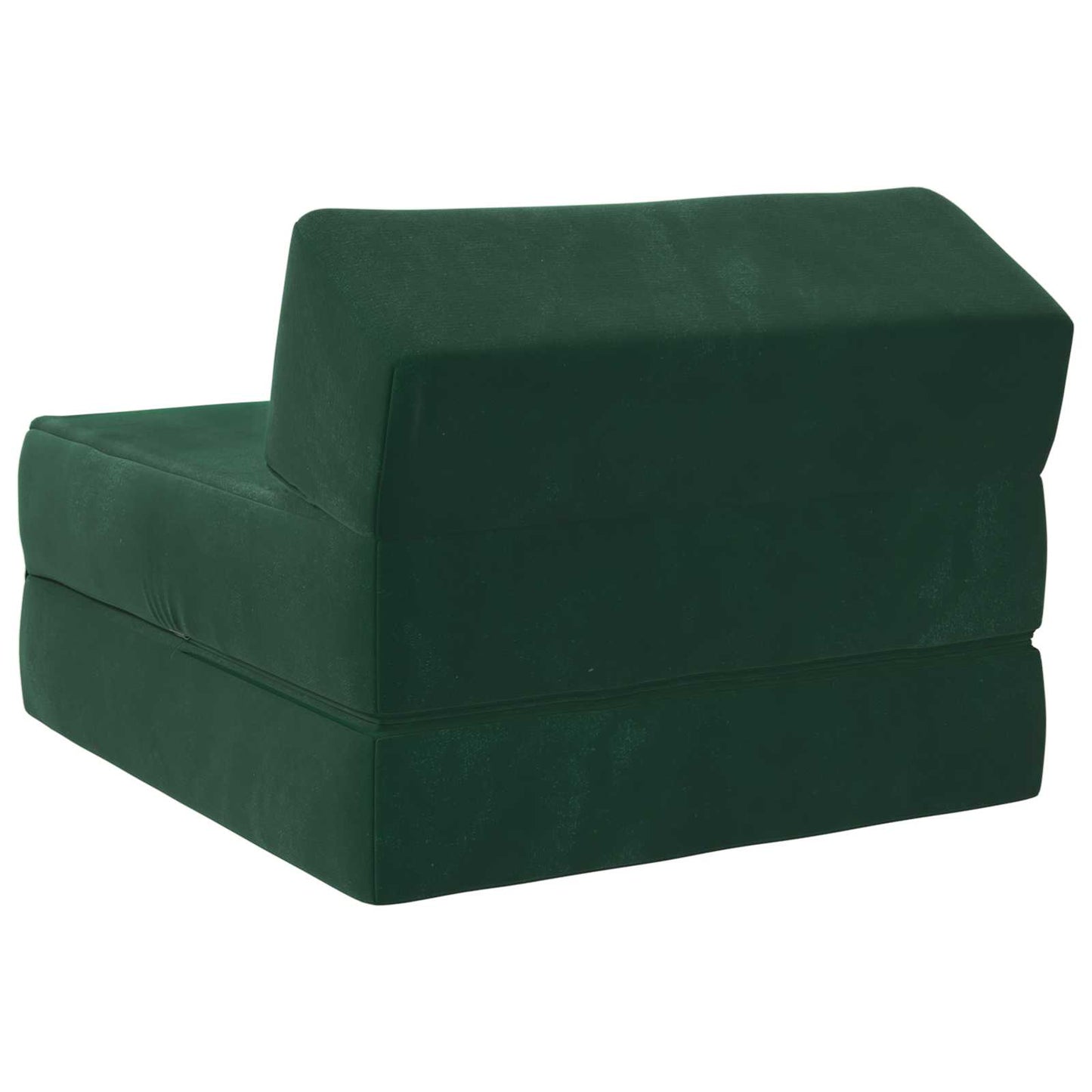 Vouwbare Bankbed Donkergroen 60 x 70 x 41 cm Stof