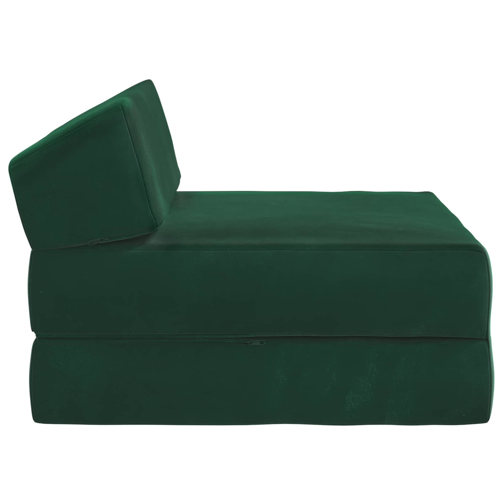 Vouwbare Bankbed Donkergroen 60 x 70 x 41 cm Stof