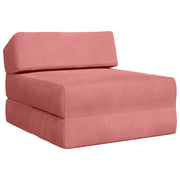 Bankbed roze 60x70x41 cm stof