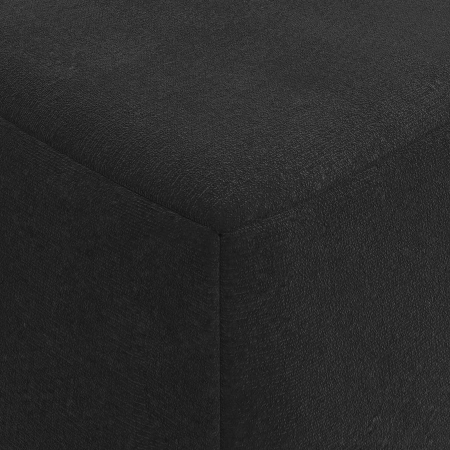 Vouwbare Bankbed Zwart 60 x 70 x 41 cm Stof