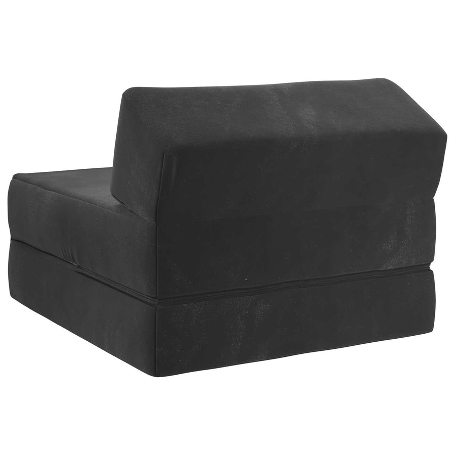 Vouwbare Bankbed Zwart 60 x 70 x 41 cm Stof