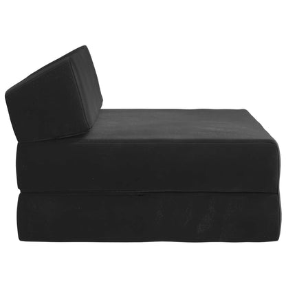 Vouwbare Bankbed Zwart 60 x 70 x 41 cm Stof