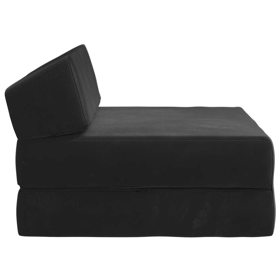 Vouwbare Bankbed Zwart 60 x 70 x 41 cm Stof