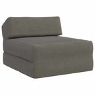 Bankbed 60x70x41 cm stof lichtgrijs