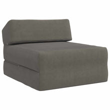 Vouwbare Bankbed Lichtgrijs 60 x 70 x 41 cm Stof