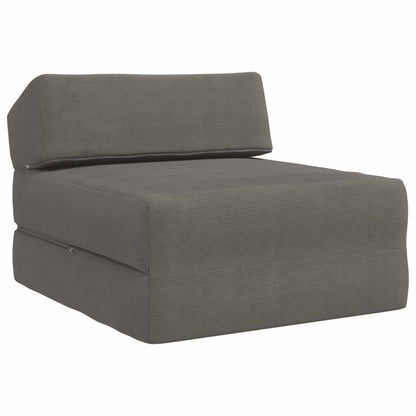 Vouwbare Bankbed Lichtgrijs 60 x 70 x 41 cm Stof
