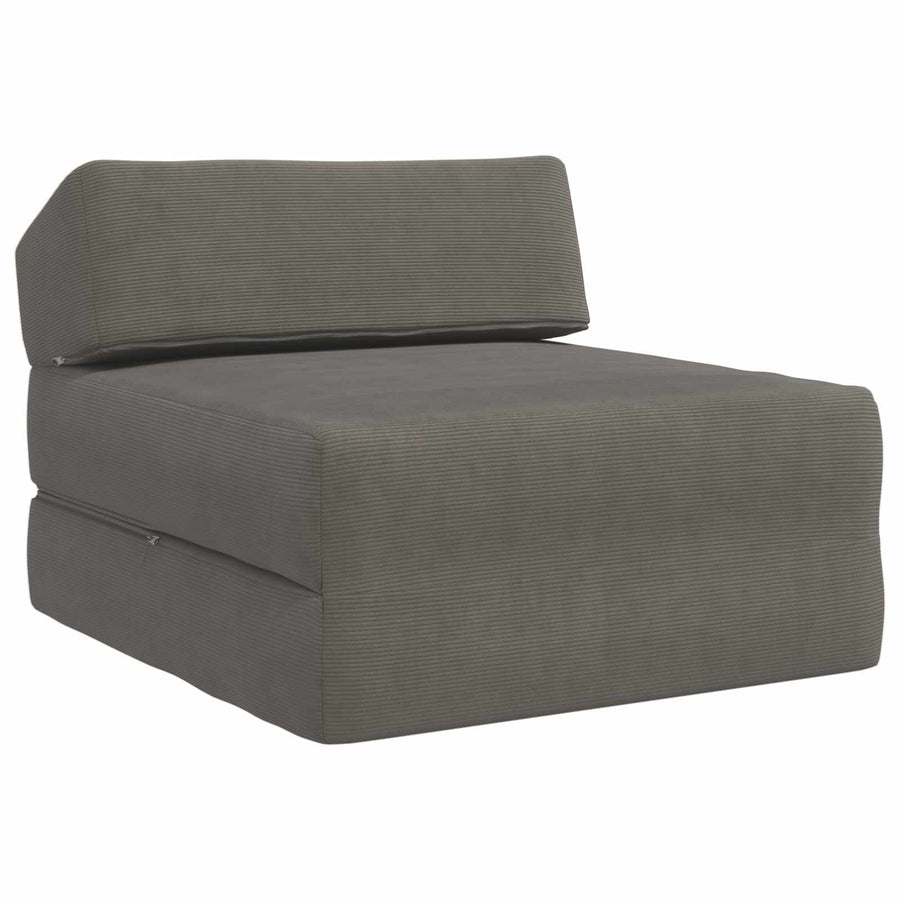 Vouwbare Bankbed Lichtgrijs 60 x 70 x 41 cm Stof