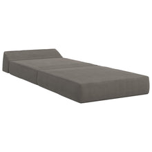 Vouwbare Bankbed Lichtgrijs 60 x 70 x 41 cm Stof
