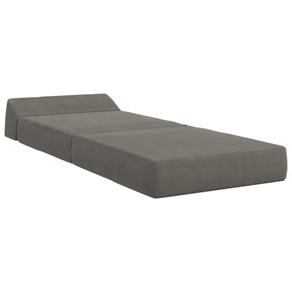 Vouwbare Bankbed Lichtgrijs 60 x 70 x 41 cm Stof