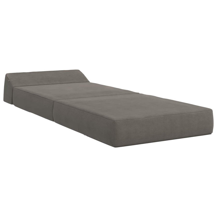 Vouwbare Bankbed Lichtgrijs 60 x 70 x 41 cm Stof