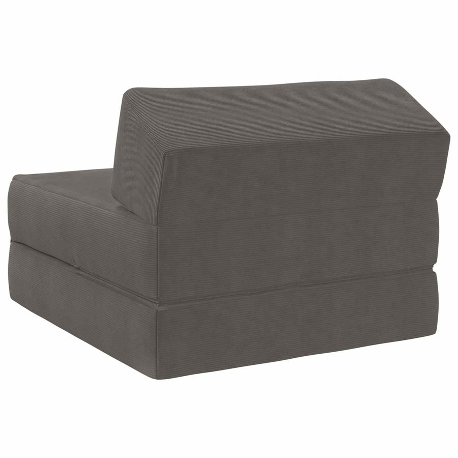 Vouwbare Bankbed Lichtgrijs 60 x 70 x 41 cm Stof