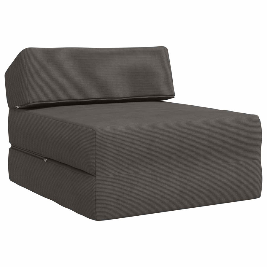 Vouwbare Bankbed Donkergrijs 60 x 70 x 41 cm Stof