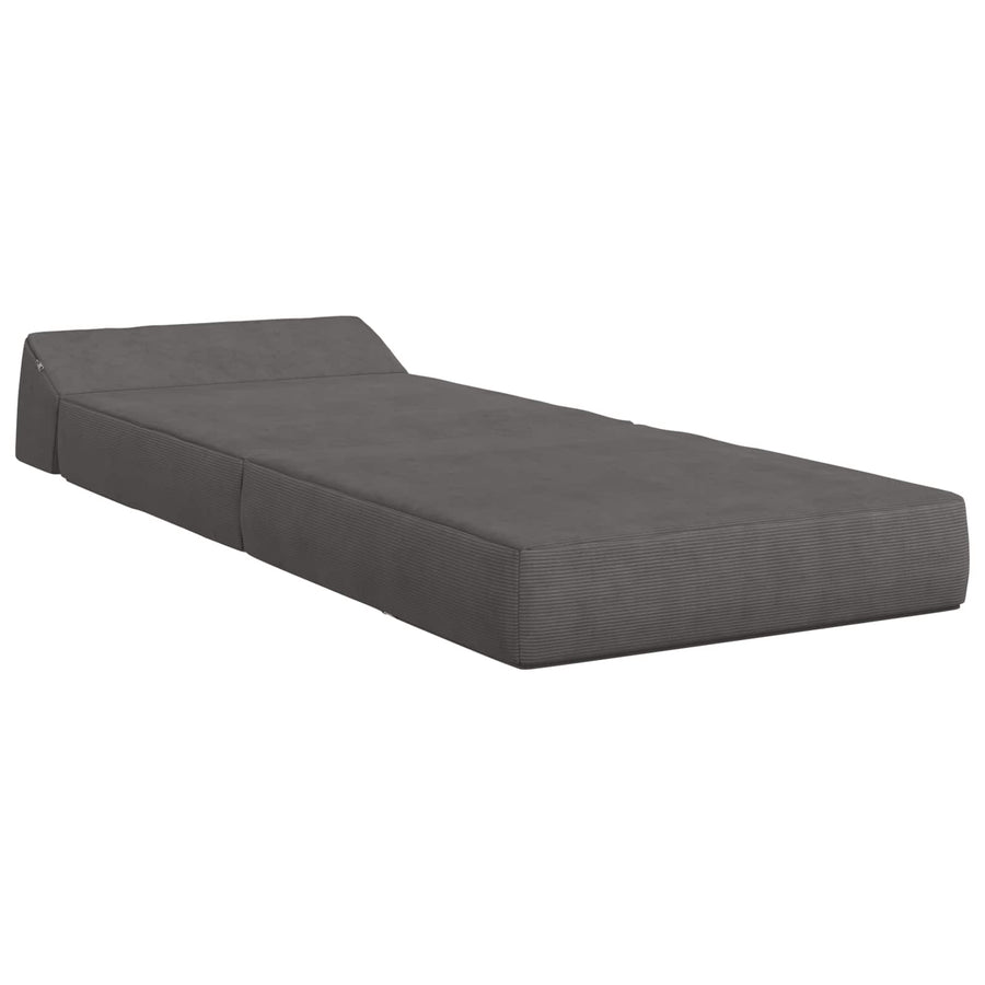 Vouwbare Bankbed Donkergrijs 60 x 70 x 41 cm Stof