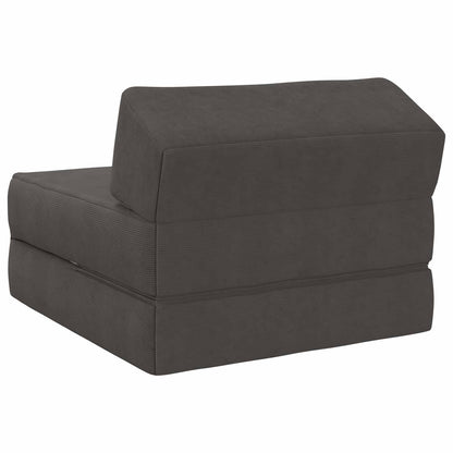 Vouwbare Bankbed Donkergrijs 60 x 70 x 41 cm Stof