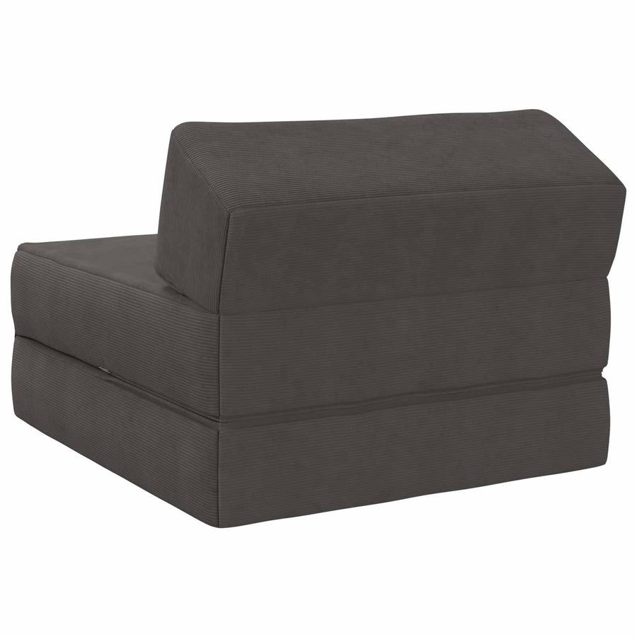 Vouwbare Bankbed Donkergrijs 60 x 70 x 41 cm Stof