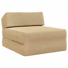 Foldable Sofa Bed Green Grey 60 x 70 x 41 cm Fabric