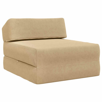 Vouwbare Bankbed Groen Grijs 60 x 70 x 41 cm Stof