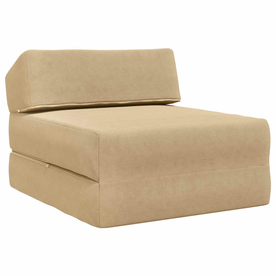 Vouwbare Bankbed Groen Grijs 60 x 70 x 41 cm Stof
