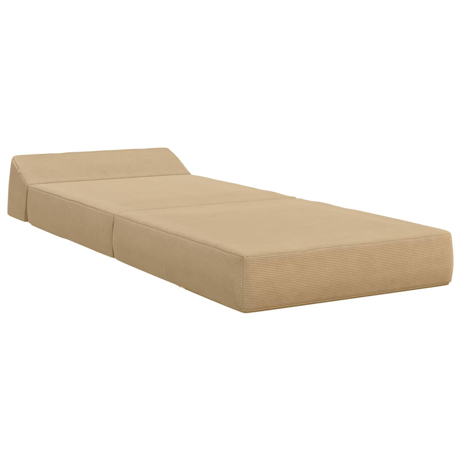 Vouwbare Bankbed Groen Grijs 60 x 70 x 41 cm Stof