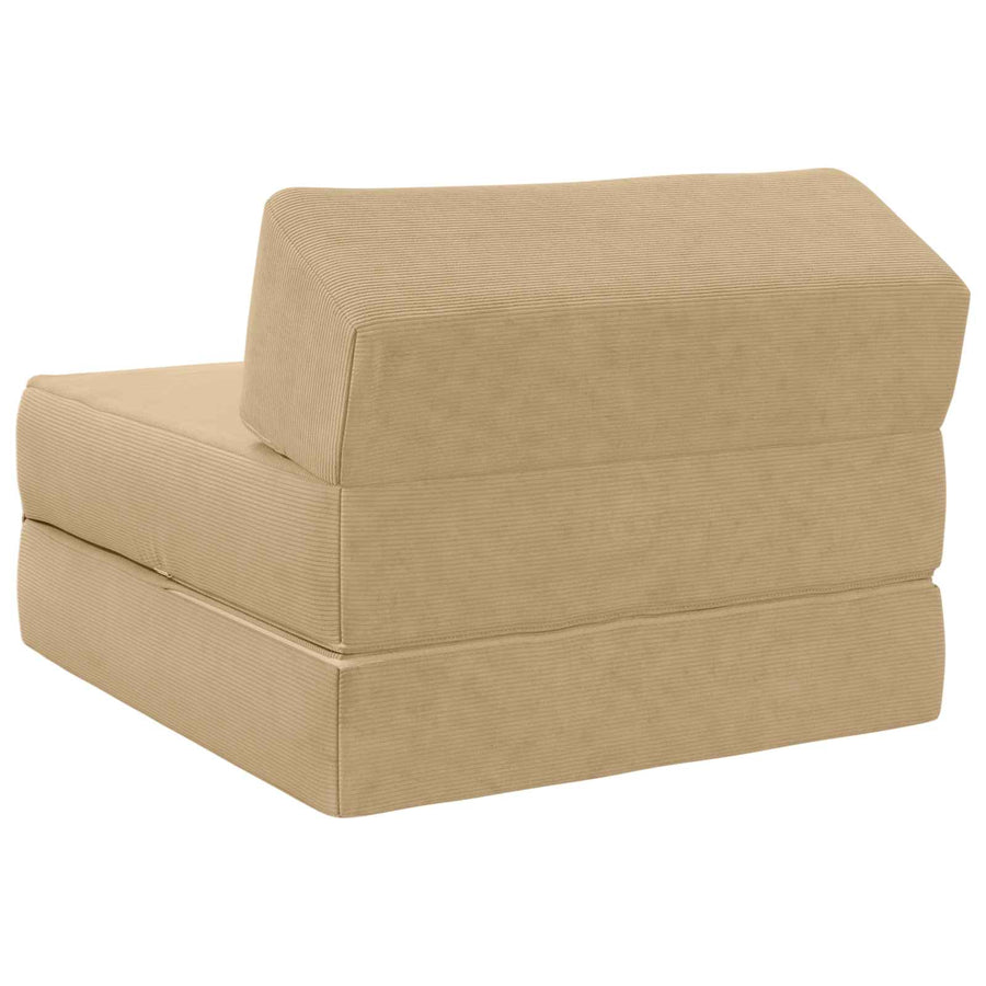 Vouwbare Bankbed Groen Grijs 60 x 70 x 41 cm Stof