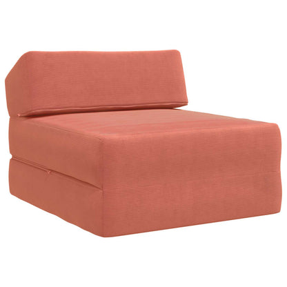 Vouwbare Bankbed Rood-oranje 60 x 70 x 41 cm Stof