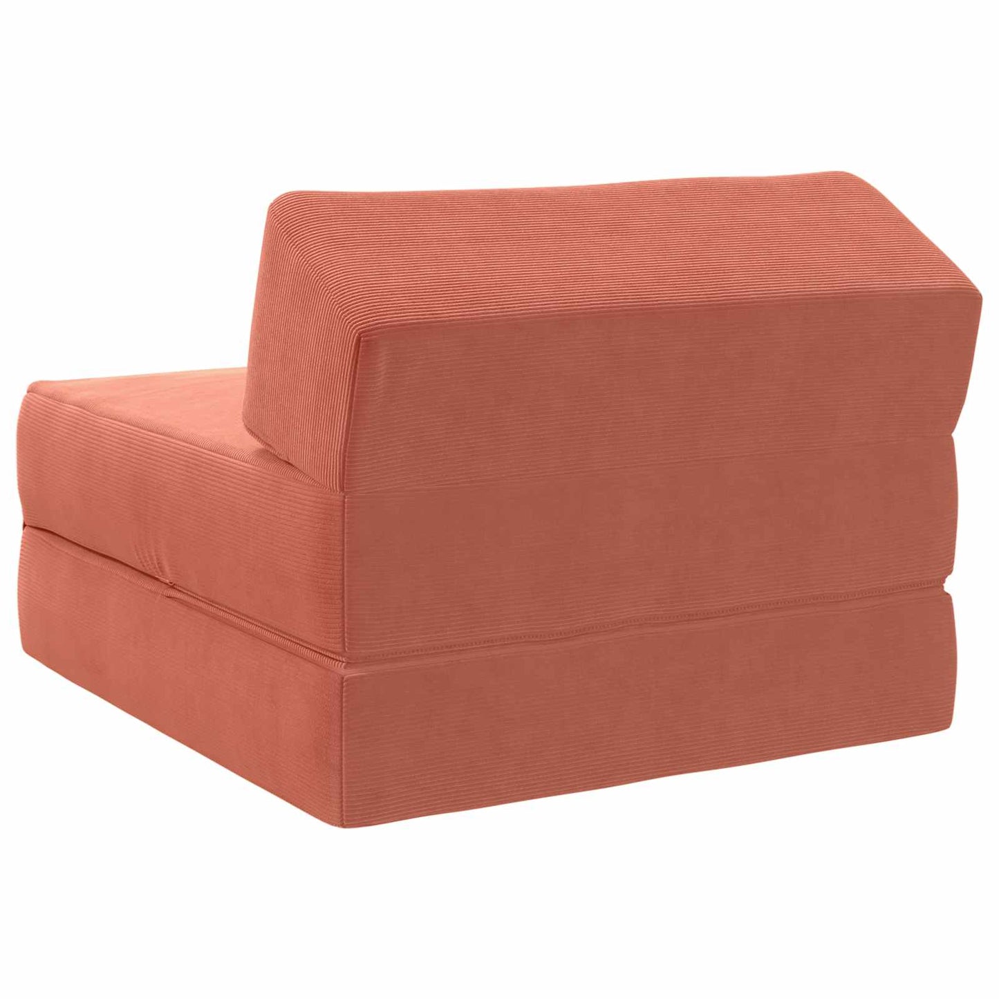 Vouwbare Bankbed Rood-oranje 60 x 70 x 41 cm Stof