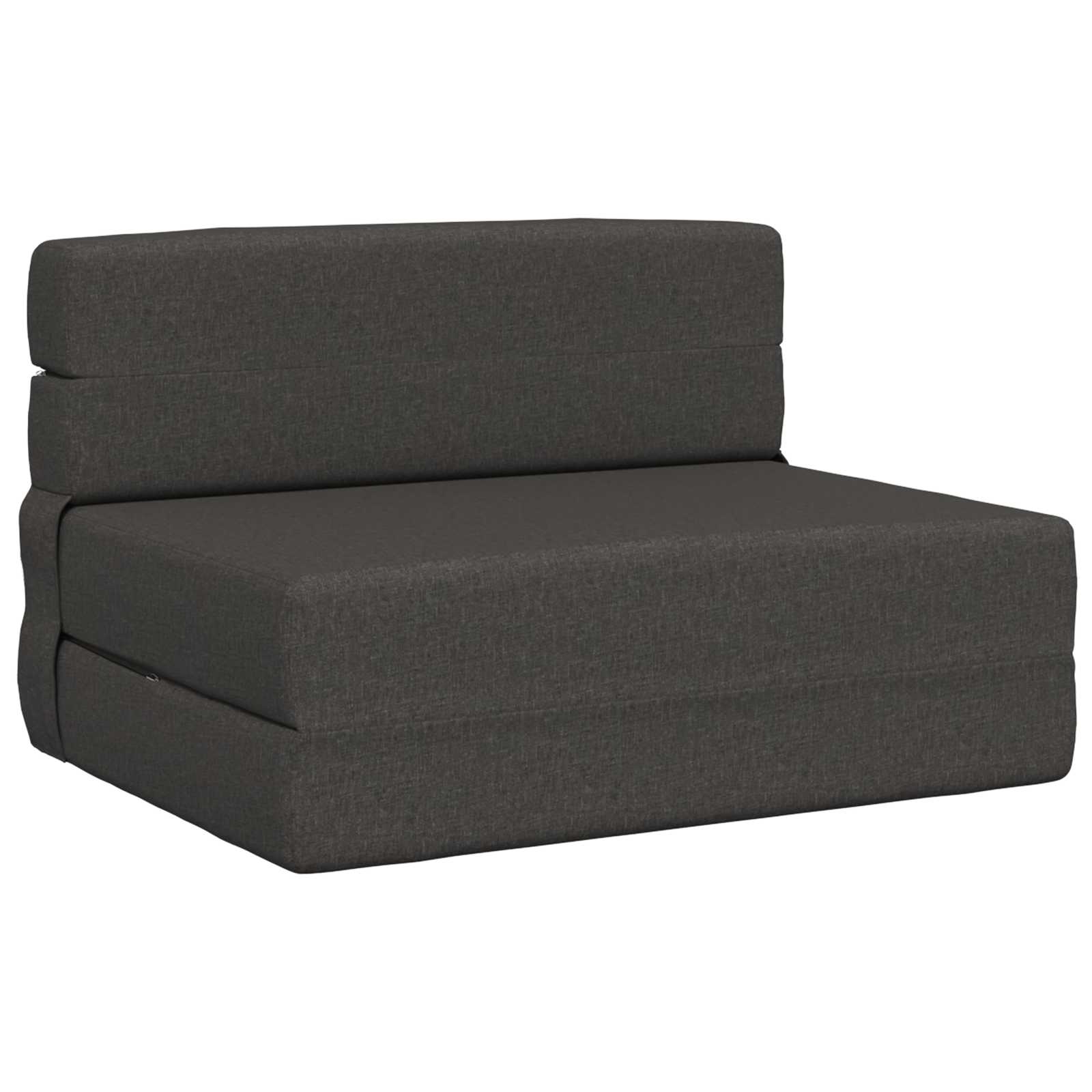 Vouwbare Bankbed Donkergrijs 70 x 72 x 60 cm Stof