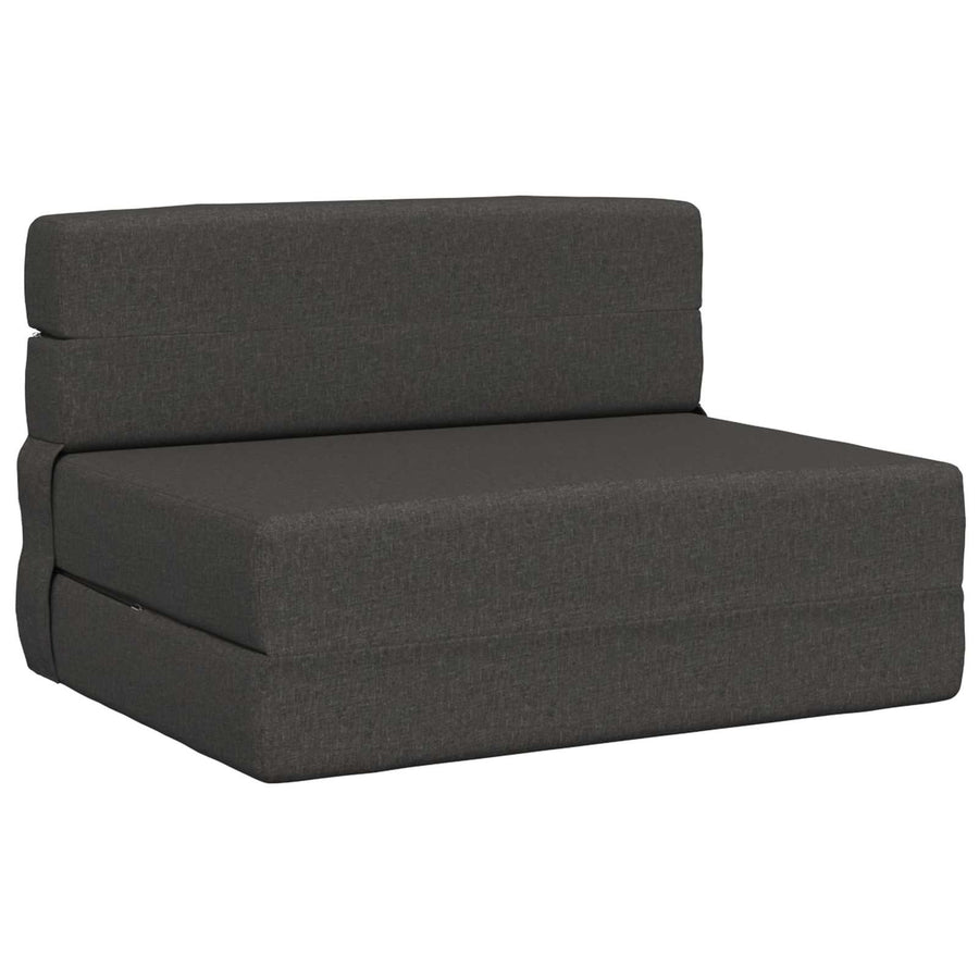 Vouwbare Bankbed Donkergrijs 70 x 72 x 60 cm Stof