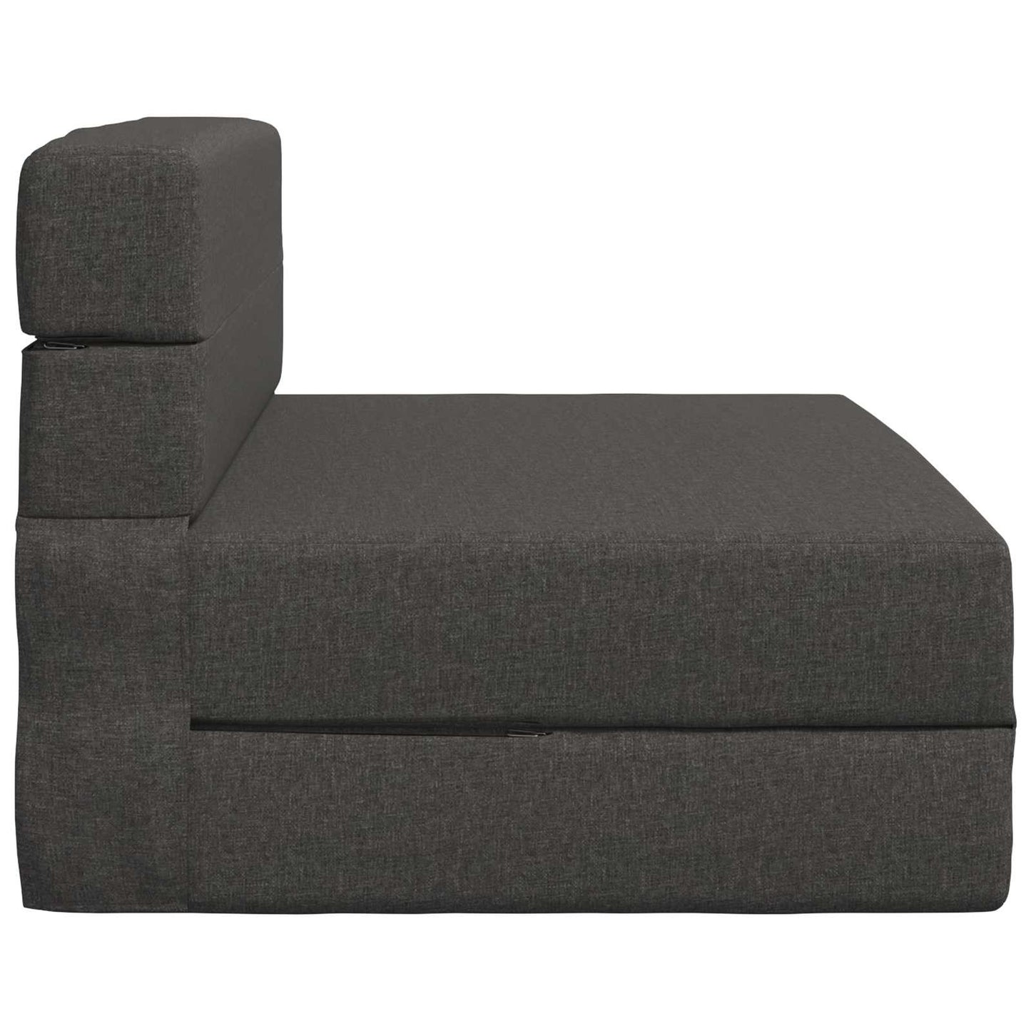 Vouwbare Bankbed Donkergrijs 70 x 72 x 60 cm Stof