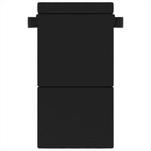 Vouwbare Bankbed Zwart 70 x 72 x 60 cm Stof